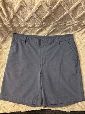 all in motion Men's Navy Flat-Front Casual Shorts